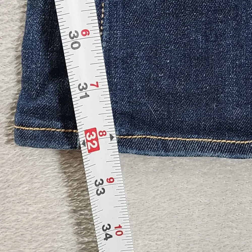 Hollister Bootcut Jeans Low Rise Dark Was Bkue Denim Womens Size 29 Long - Picture 8 of 10